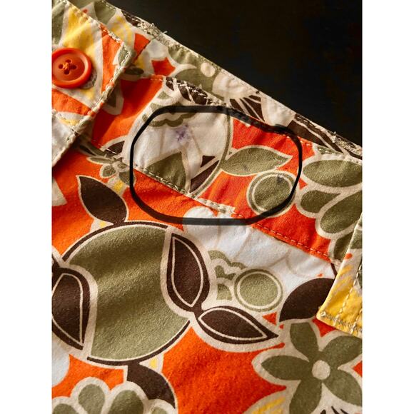 STYLE & CO. Multicolored Floral Cargo Crop Pants sz 6P - Picture 4 of 12